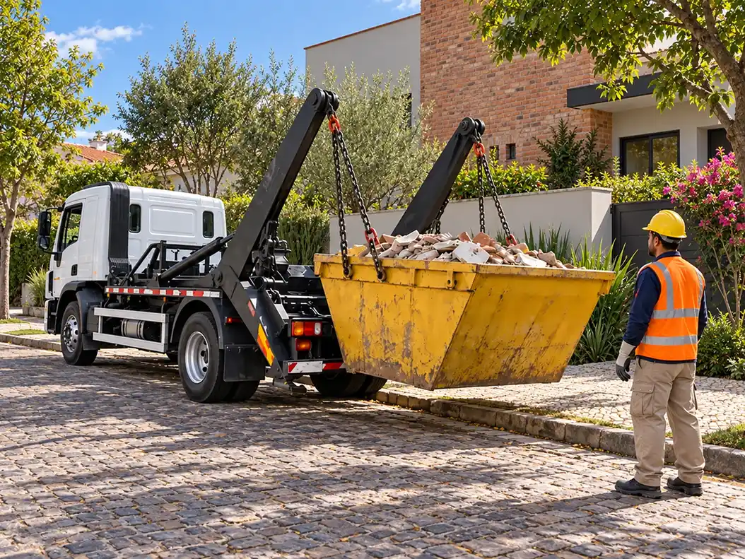 Entrega e retirada programada de caçamba em Campinas